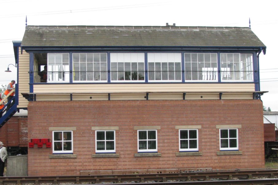 Building Swithland signalbox